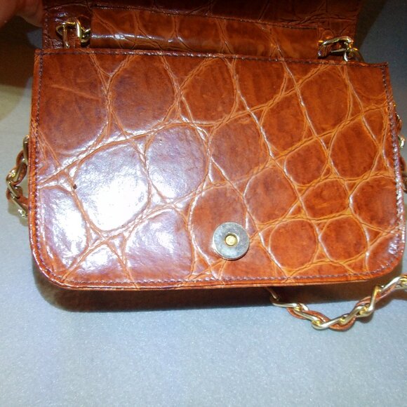 Subissati- Italy- Crocodile Leather Evening Bag - Picture 4 of 6